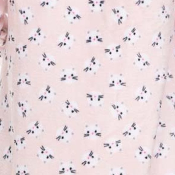 NWT  Cats Dream On Kangaroo-Pocket Hooded Nightgown  - Large - Picture 4 of 7